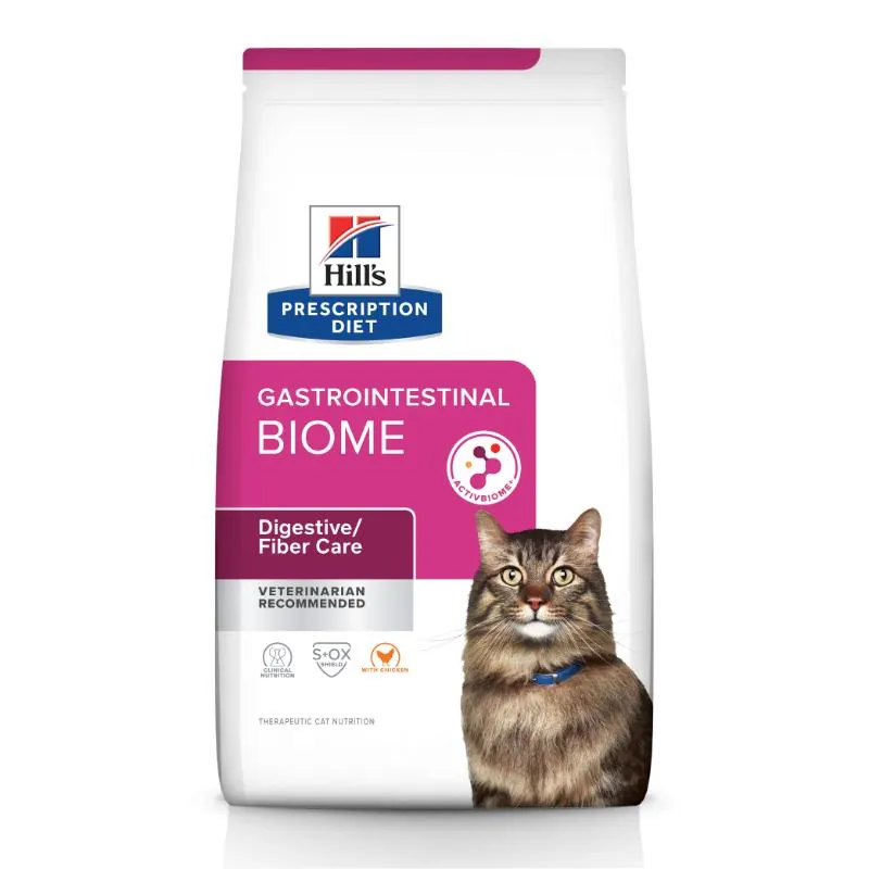 Hills Pd-Gastrointestinal Biome Alimento Saludable Gato Sabor Pollo