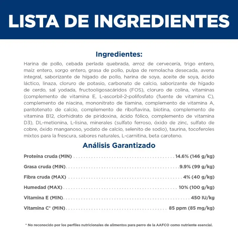 Hills Sd -7+ Small Bites Alimento Perro Adulto Pequeño Sabor Pollo