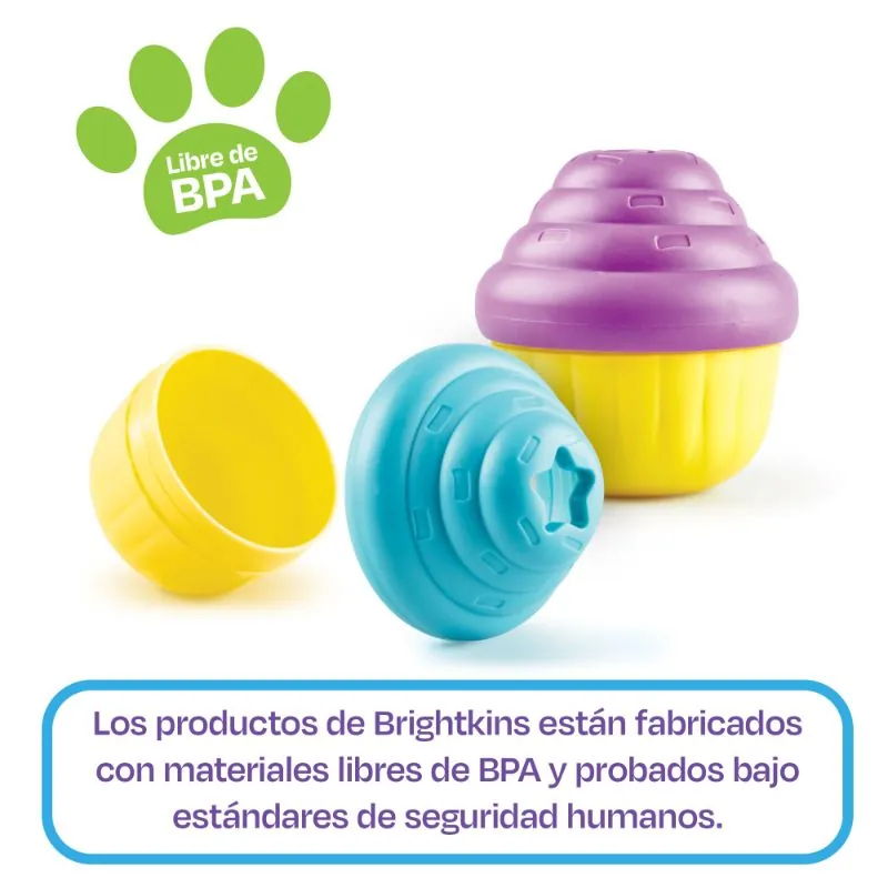 Brightkins - Dispensador Pequeño De Premios En Forma De Cupcakes