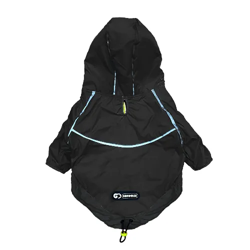 Gordogs - Chaqueta Rompevientos Neón Negro