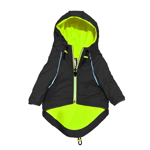 Gordogs - Chaqueta Rompevientos Neón Negro