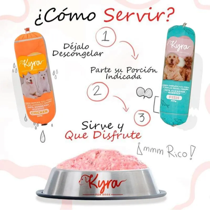 Kyra - Dieta Horneada Congelada Pescado