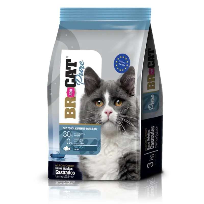 BR For Cat – Pure Adulto Castrado Salmón