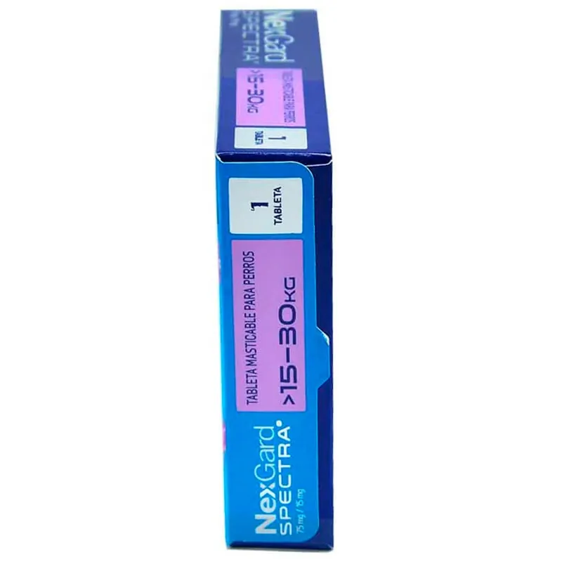 NexGard Spectra - Tableta Masticable para Perros 15.1 - 30 KG