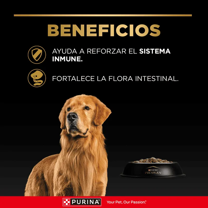 Pro Plan - Adultos razas medianas con OptiHealth Spirulina