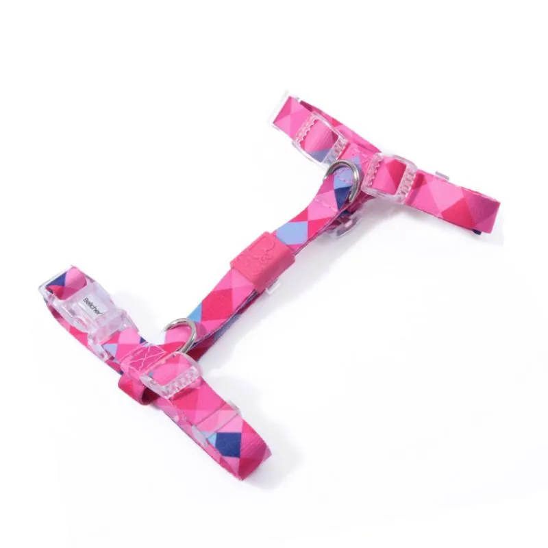 Bellcher - Arnés Tipo H Pixel Rosa 1.5 Cm
