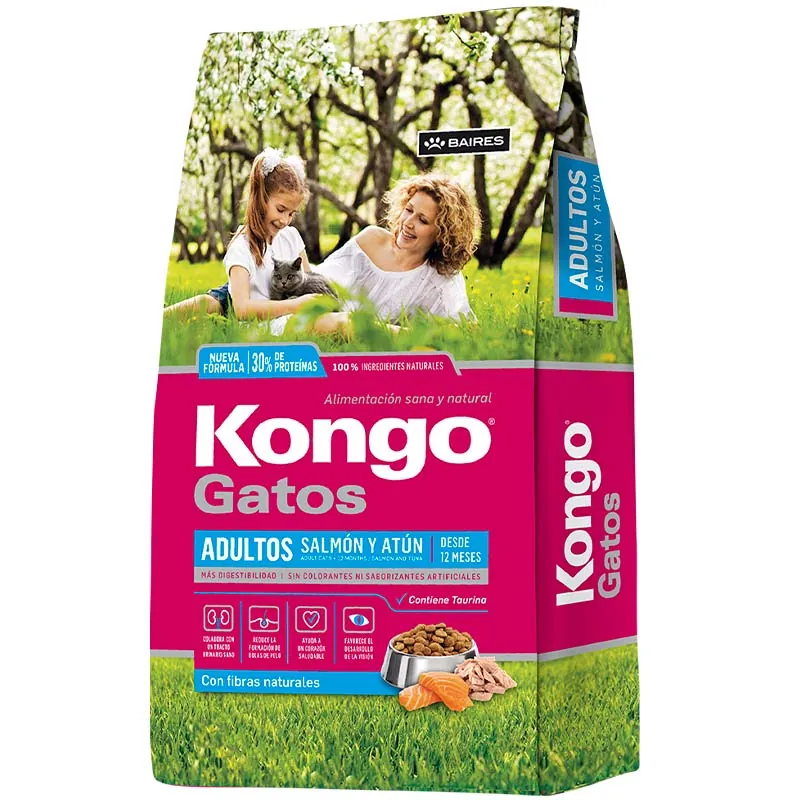 Kongo - Salmón y Atún Gato Adulto