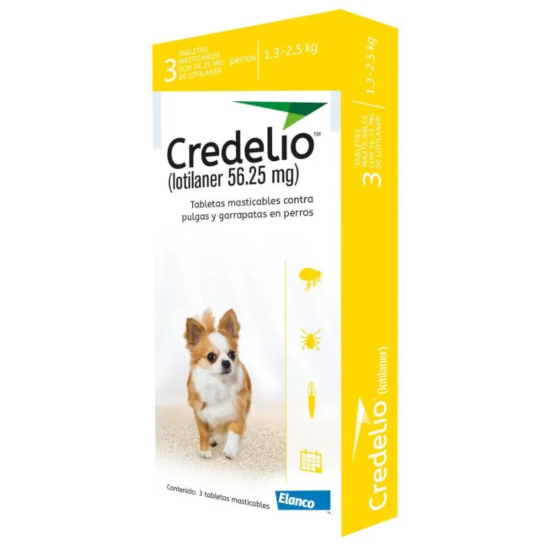 Credelio - Perros de 1,3 - 2,25 kg