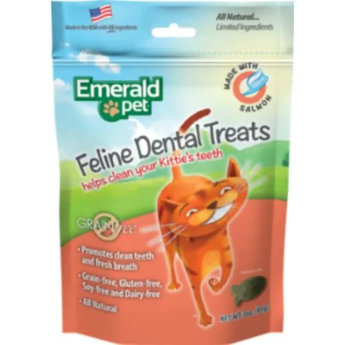 Emerald Pet - Cat Snack Dental Salmon