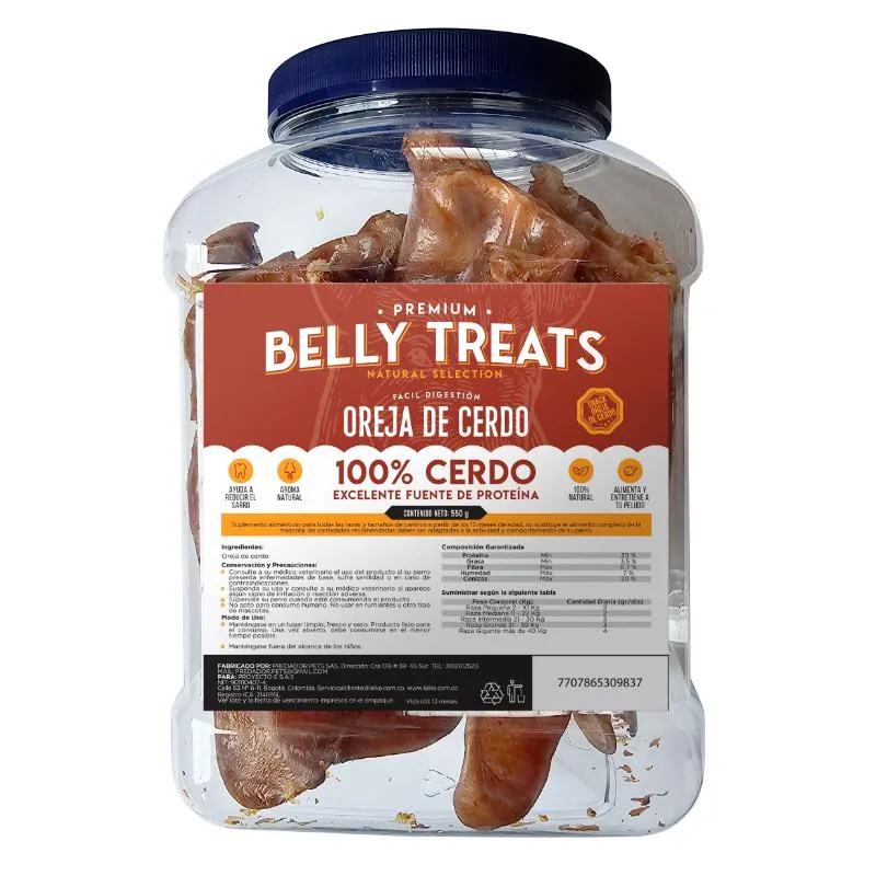 Belly Treats - Oreja de Cerdo Bombonera