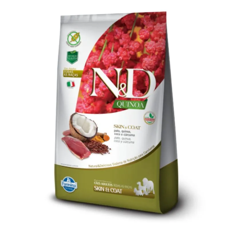 N&D - Quinoa Canine Adult Skin Pato