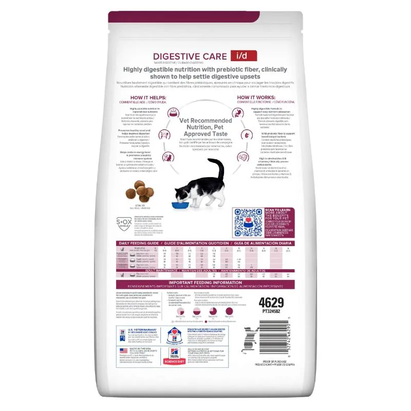 Hills Pd - I/D Alimento Saludable Gato Cuidado Digestivo Sabor Pollo