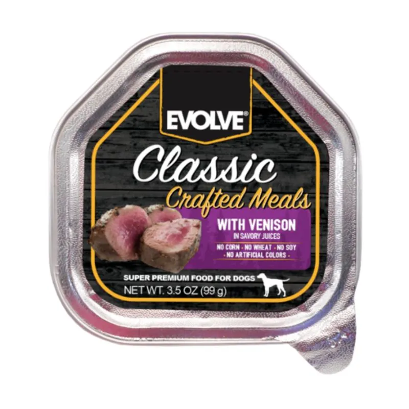 Evolve - Dog Bandeja Classic Crafted Meals Venado