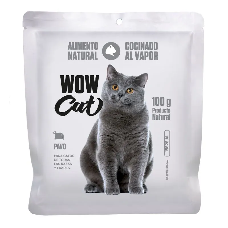 Wow Cat - Pavo Cocinado sin Refrigeración
