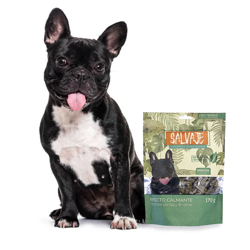 Salvaje - Galletas para Perro Efecto Calmante Manzanilla y Té Verde