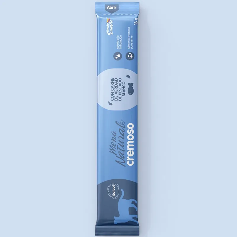 Menú Natural - Cremoso Gato Surtido Bolsa x 6 Unidades