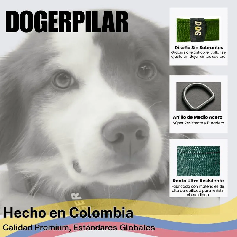Dogerpilar - Collar Verde Militar