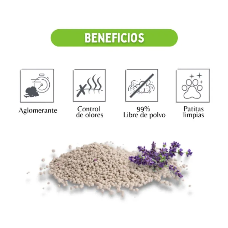 Calabaza Pets - Arena para Gatos Aroma Lavanda