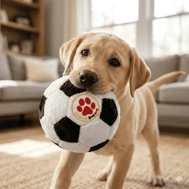 Laika - Peluche Pelota Mundial Blanco Y Negro