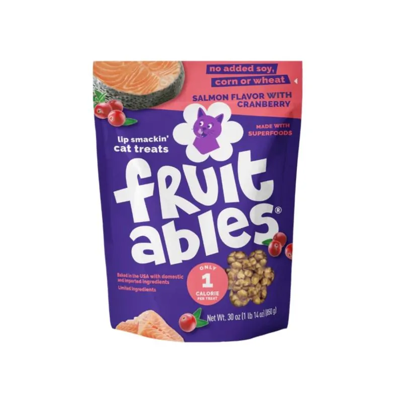 Fruitables Snack Para Gato Salmon Y Arandanos