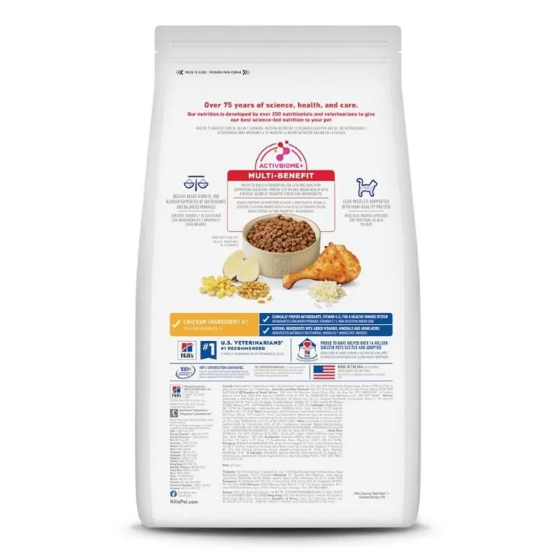 Hills Sd - Adult 7+ Alimento Saludable Gato Senior Sabor Pollo