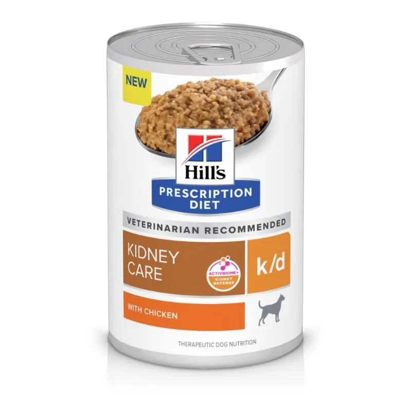 Hills Pd- K/D Alimento Húmedo Para Perro Cuidado Renal Sabor Pollo