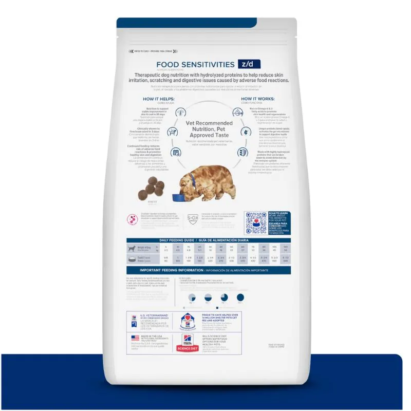 Hills Pd - Z/D Alimento Perro Sensibilidades Alimentarias