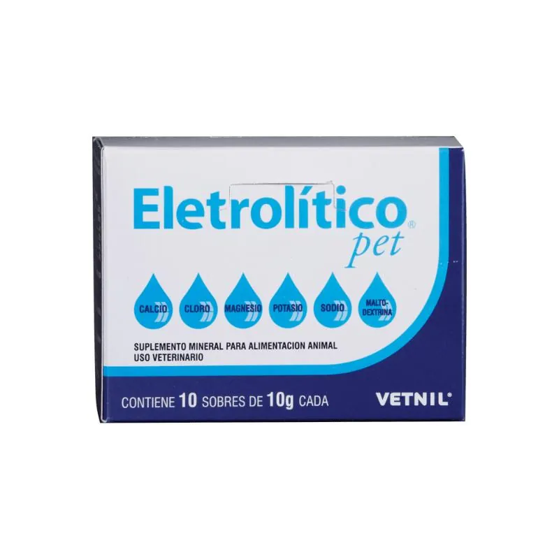 Electrolitico Pet 10 g - Hidratante.