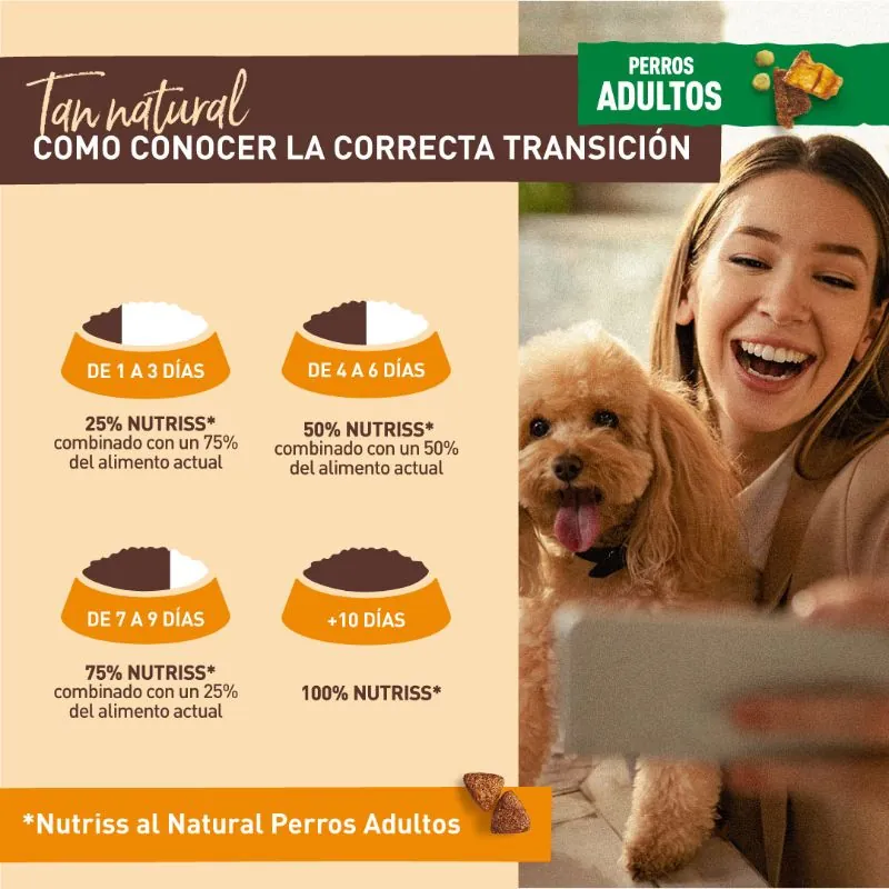 Nutriss - Al Natural Perros Adultos Pollo, Frutas Y Verduras