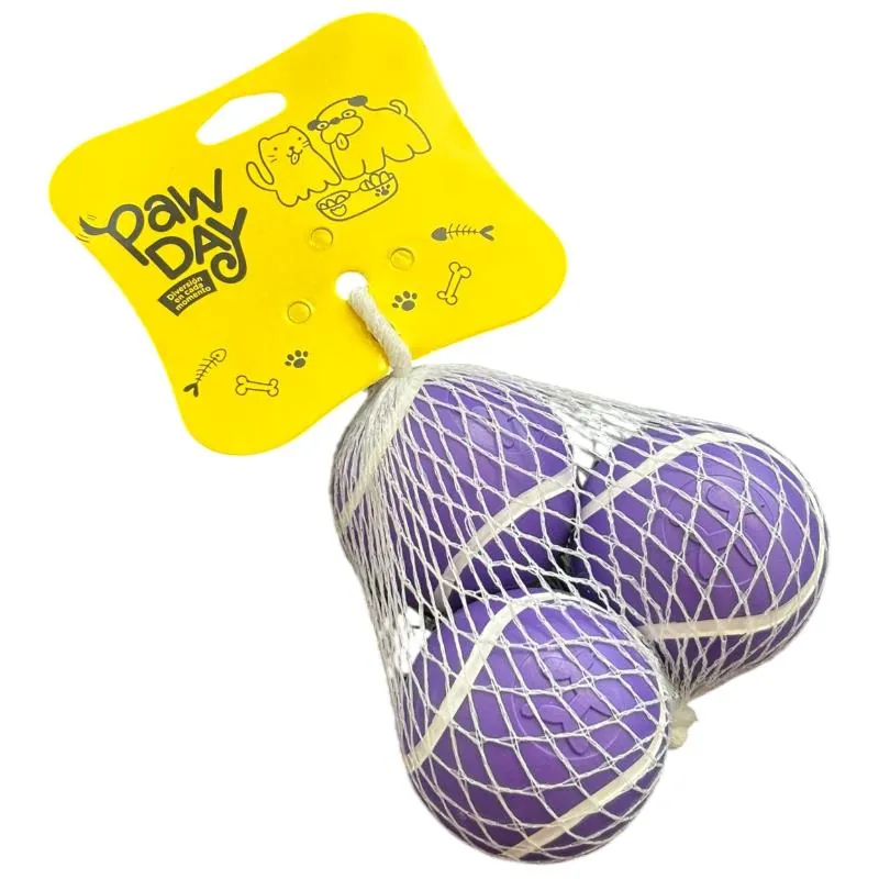 Paw Day - Combo Pelotas Tipo Tenis Interactivas para Snacks