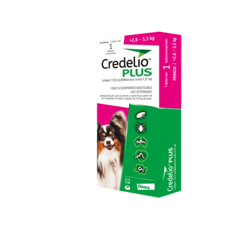 Credelio Plus - 2,8 KG - 5,5 KG