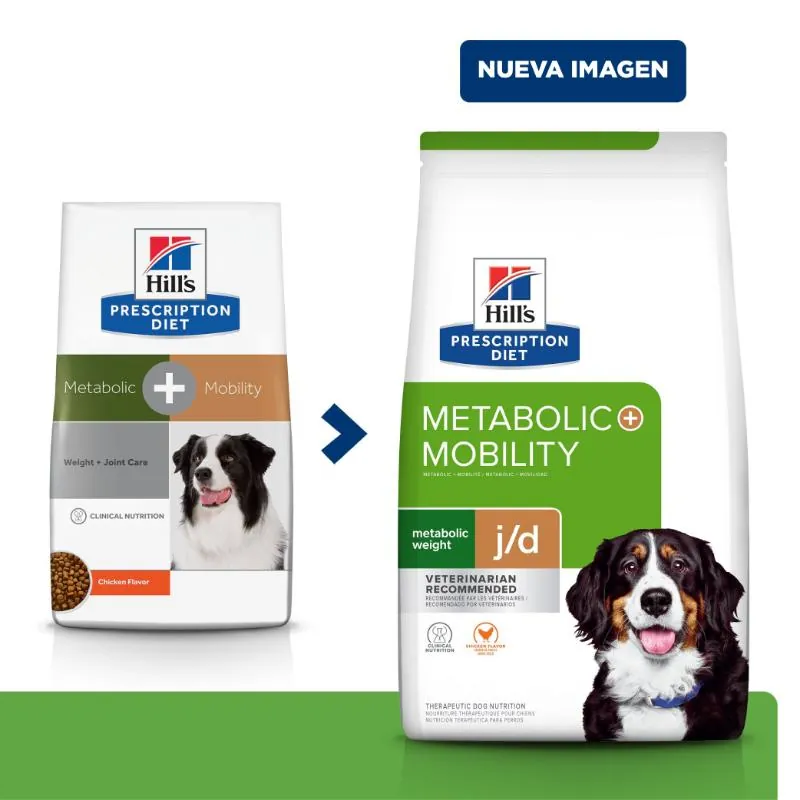 Hills Pd-Metabolic+J/D Alimento Perro Articulaciones Sabor Pollo