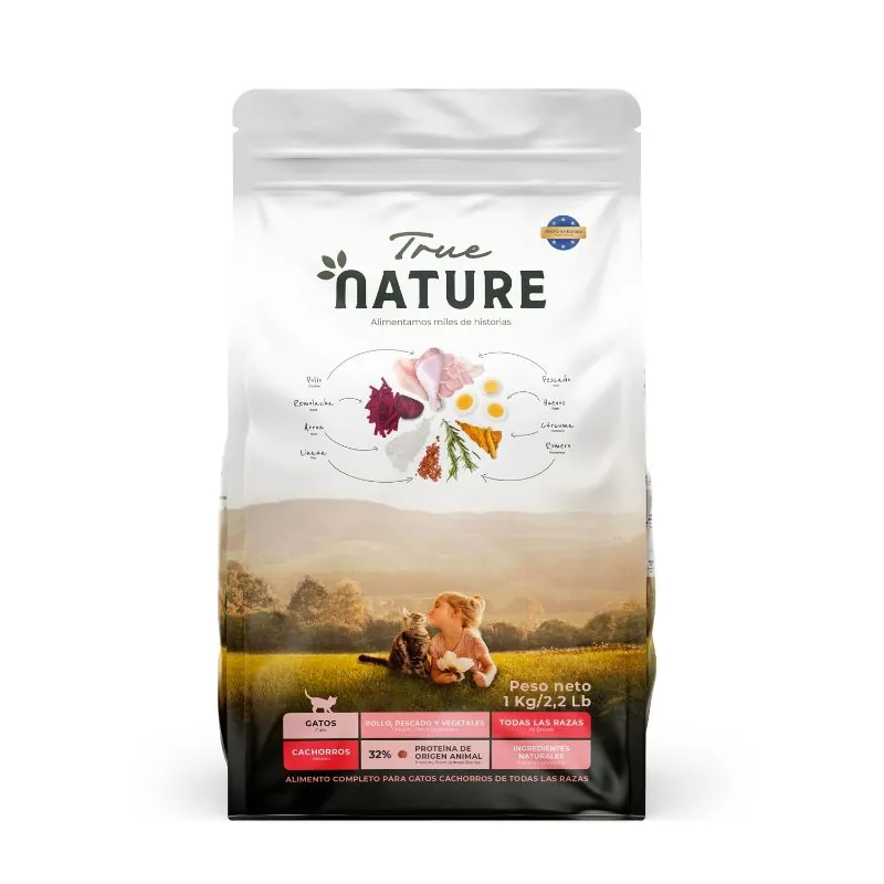 True Nature - Alimento Kitten Pollo, Pescado y Vegetales