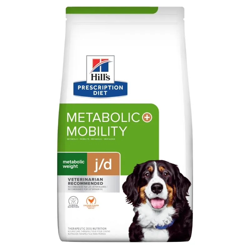 Hills Pd-Metabolic+J/D Alimento Perro Articulaciones Sabor Pollo