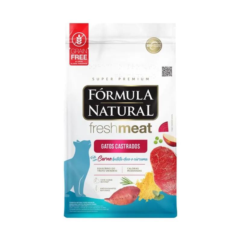 Formúla Natural - Fresh Meat Gato Adulto Castrado Carne