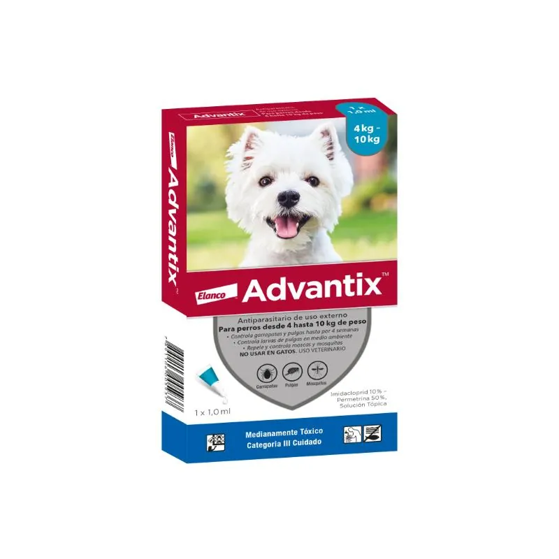 Advantix - Antiparasitario de Uso Externo Para Perros