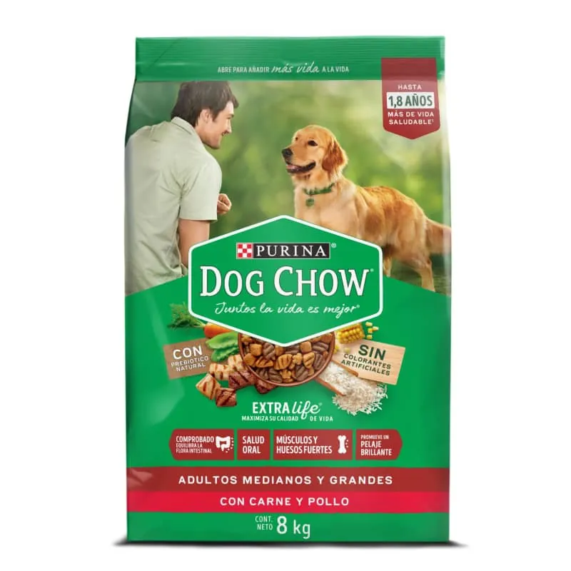 Dog Chow - Salud Visible Adultos Medianos Y Grandes