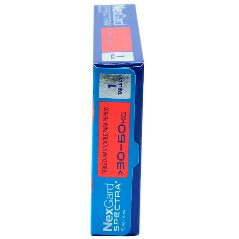 NexGard Spectra - Tableta Masticable para Perros 30.1 - 60 KG