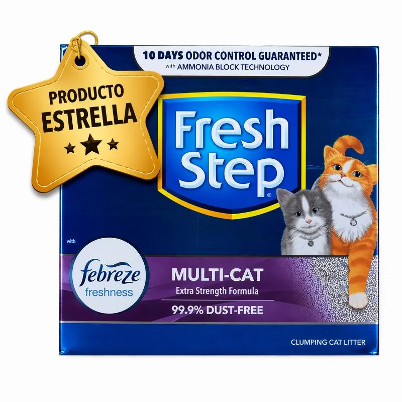 Fresh Step - Arena Multi Cat con Frebreze