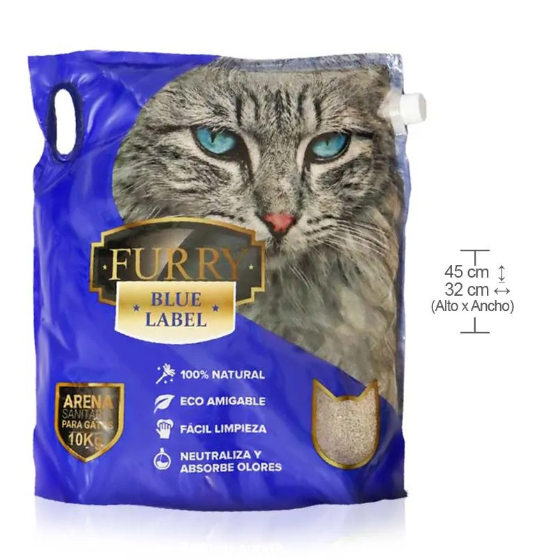 Furry Blue - Arena Aglomerante Super Premium
