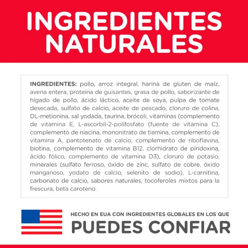 Hills Sd - Senior Vitality Alimento Saludable Gato Senior Sabor Pollo