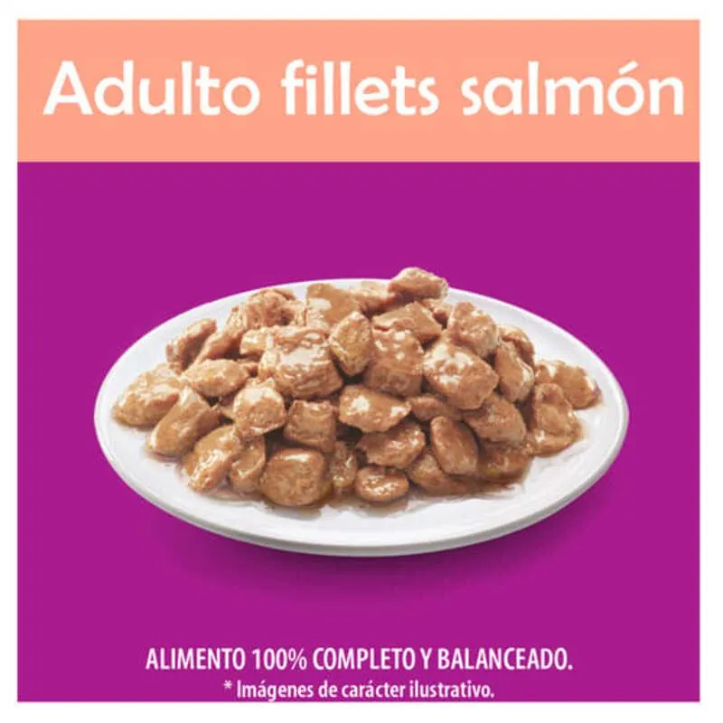 Whiskas - Alimento Húmedo Gatos Salmon