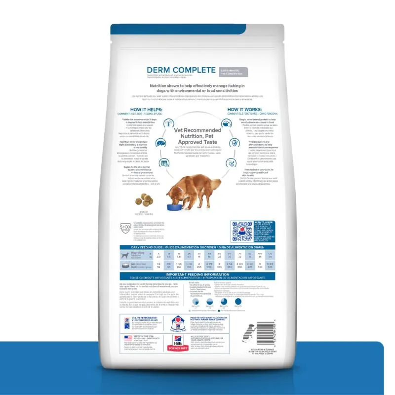 Hills Pd-Derm Complete Alimento Perro Alergias Alimentarias