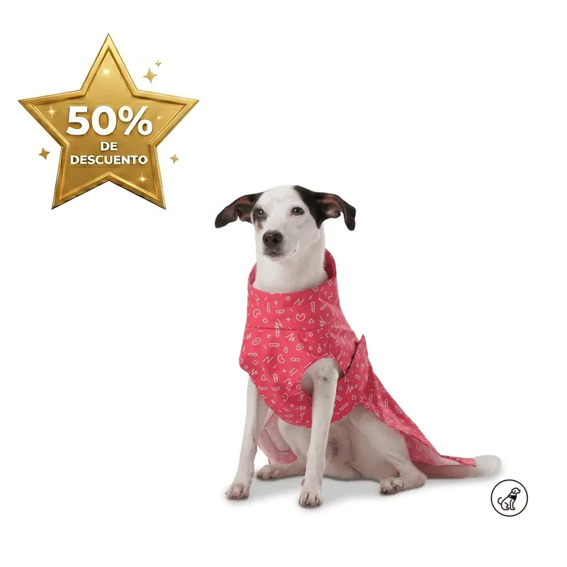 Totto Pets - Capa de Lluvia para Perro Sussy Rojo