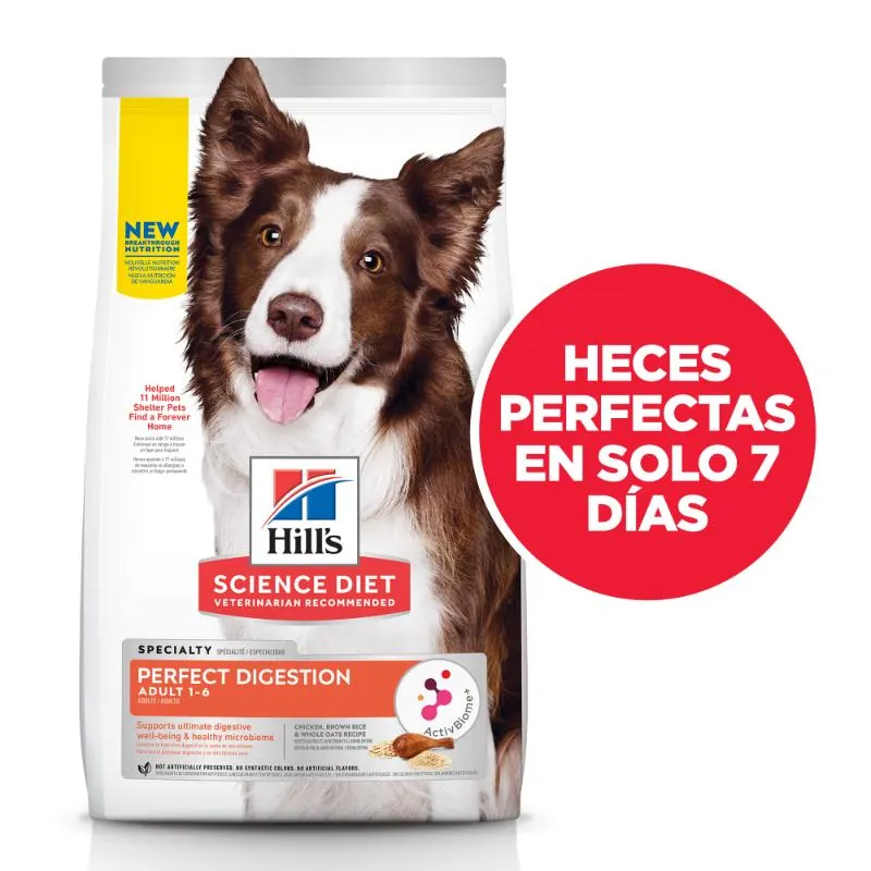 Hills Sd -Perfect Digestion Alimento Perro Adulto Digestivo Sabor Pollo
