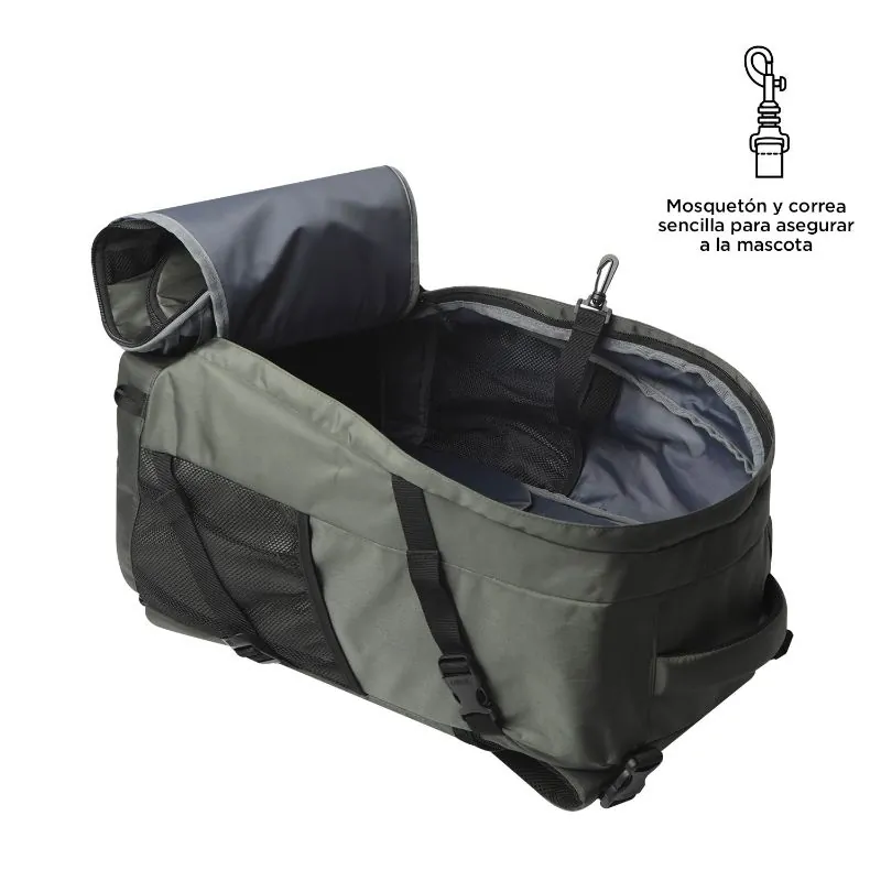 Totto Pets - Morral Cargador Meraki Mascotas Verde