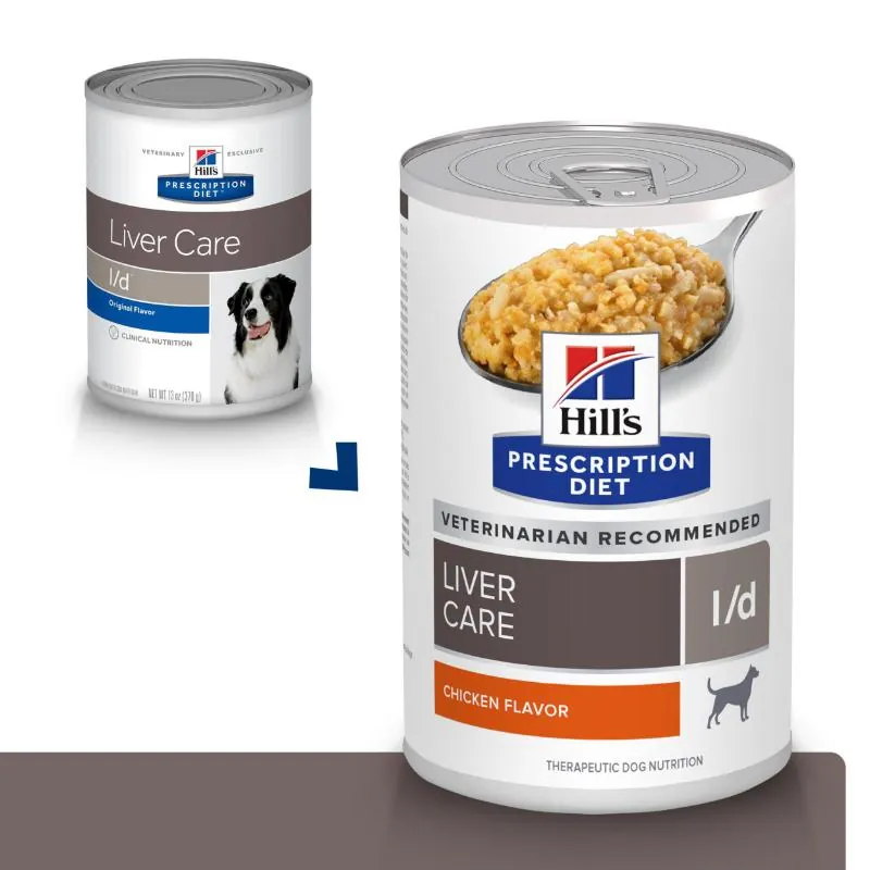 Hills Pd-I/D Alimento Húmedo Perro Cuidado Hepático Sabor Pollo