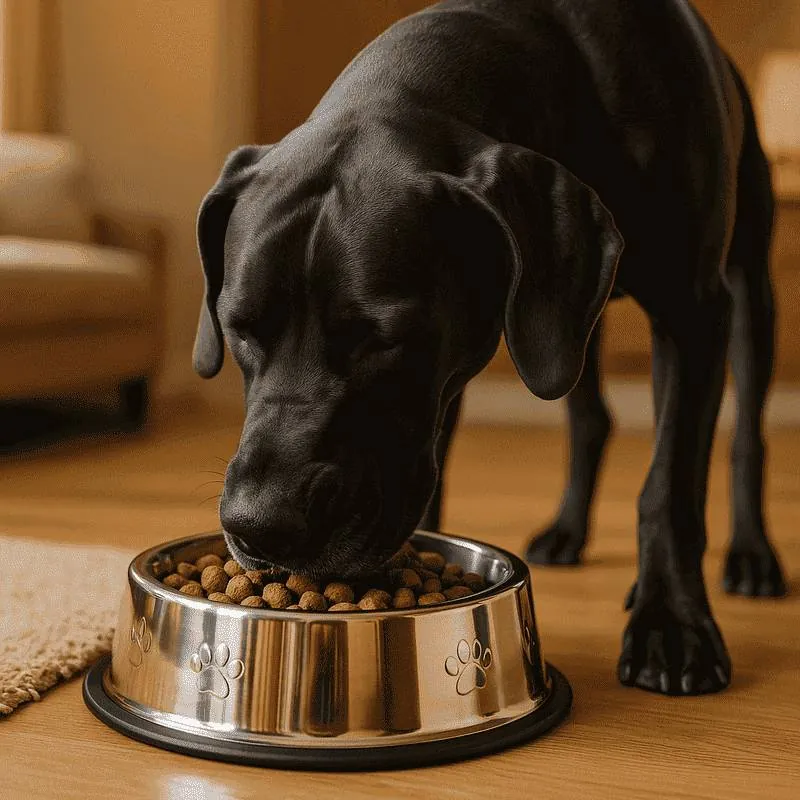 Paw Day - Plato Metalico Goma Antideslizante 38 Cm