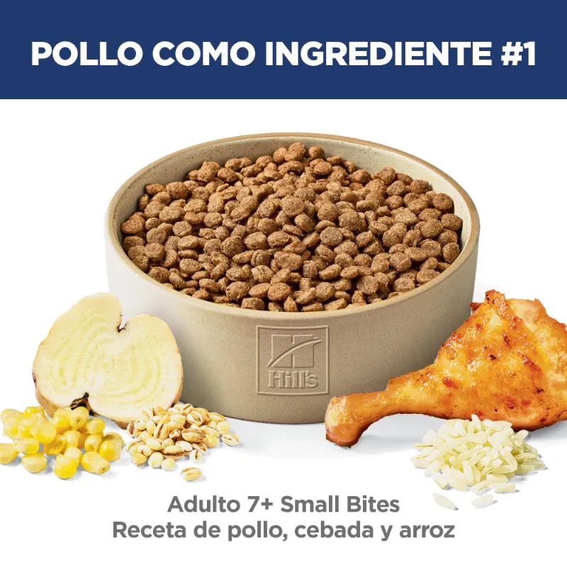 Hills Sd -7+ Small Bites Alimento Perro Adulto Pequeño Sabor Pollo
