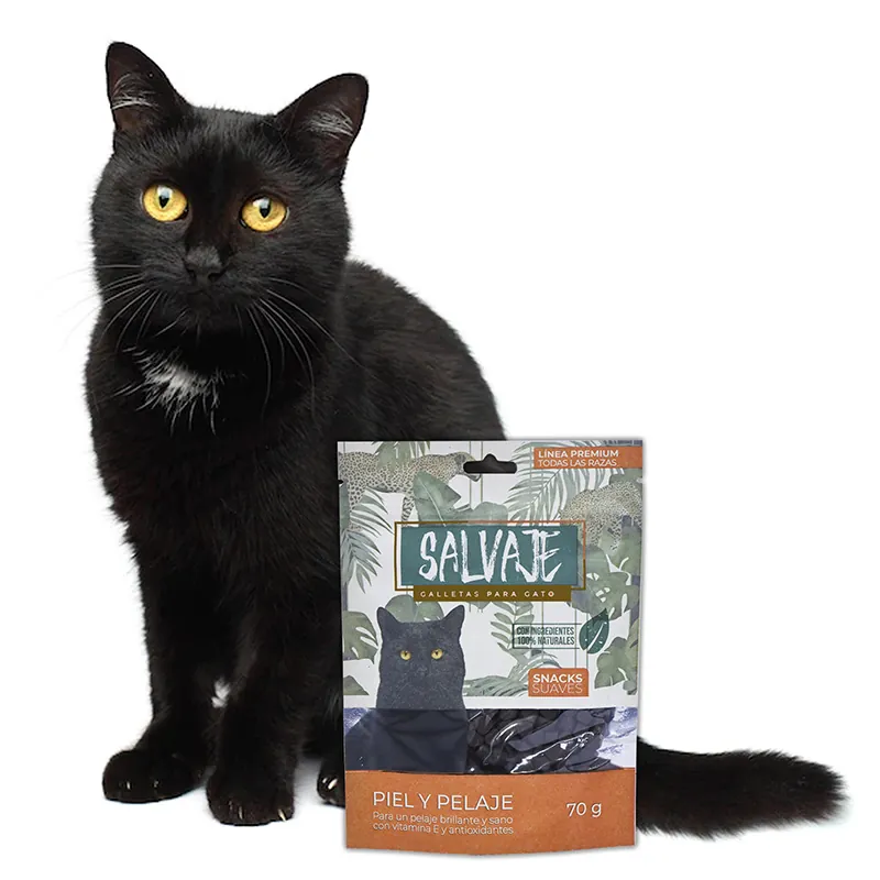 Salvaje - Galletas para Gato Piel y Pelaje